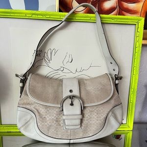 Coach • Vintage Monogram Shoulder Bag